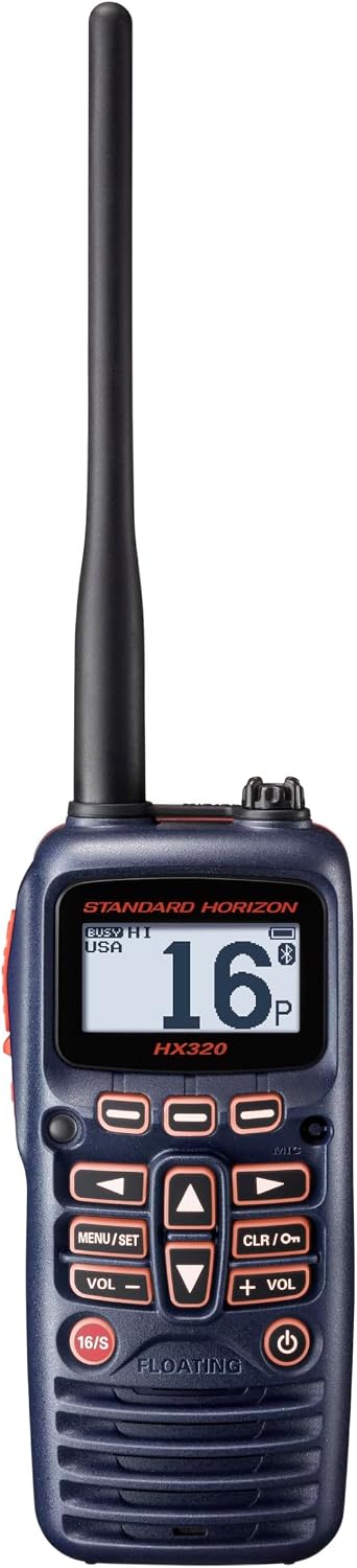 61bVOLZbg-L._AC_SL1500_.jpg Standard Horizon HX320 Handheld VHF 6W, Bluetooth, USB Charge - Image 1