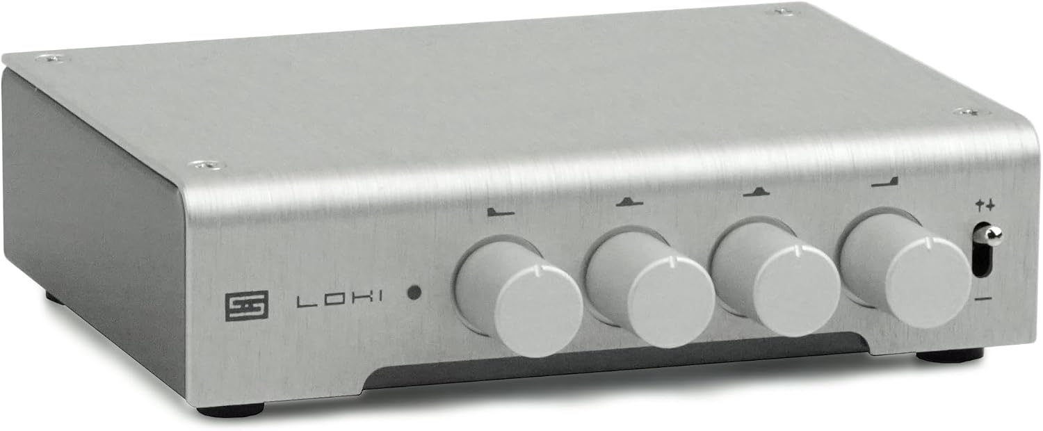 61cW61oQmL._AC_SL1500_.jpg Schiit Loki Mini+ 4-Band Tone Control Equalizer (Silver) - Image 1