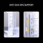 Lian Li O11 Vision Compact ATX Mid Tower Case-Back Connect-Black-O11VPX - Image 7