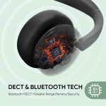 Yealink WH64 Mono Hybrid Wireless Headset with Mic DECT Dongle & Bluetooth - Image 3