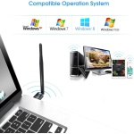 EDUP® USB WiFi Adapter for PC, Wireless Network Adapter 150Mbps - Image 2
