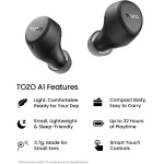 TOZO A1 Wireless Earbuds Bluetooth 5.3 Light Weight in Ear Headphones - Image 2