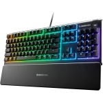 SteelSeries Apex 3 RGB Gaming Keyboard – 10-Zone RGB Illumination – IP32 Water