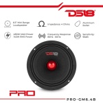 DS18 PRO-GM6.4B Loudspeaker - 6.5", Midrange, Red Aluminum Bullet, 480W Max, - Image 2
