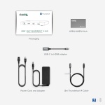 Plugable 5-in-1 Thunderbolt 4 Hub,Single 8K or Dual 4K Display, 4K HDMI Adapter - Image 7