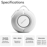 Devialet Mania - Portable Smart Speaker with Cocoon Case - White Mist - Image 8