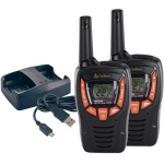 Cobra ACXT390 Walkie Talkies, Rechargeable, Lightweight, 22 Channels