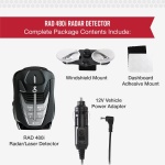 Cobra RAD 480i Laser Radar Detector, Long Range Detection, Bluetooth, Black - Image 7