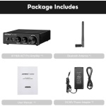 AIYIMA A07 Pro Bluetooth 5.2 Amplifier 300Wx2 Class D Stereo Amp TPA3255 - Image 7