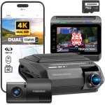 THINKWARE ARC900 Dash Cam 4K Front and 2K Rear, Dual STARVIS 2, HDR, GPS
