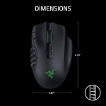 Razer Naga V3 Pro Wireless MMO Gaming Mouse with Swappable Side Plates - Image 8