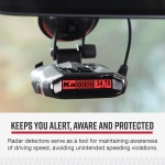 Cobra RAD 700i Laser Radar Detector, Premium Detection Range - Image 2