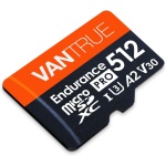 Vantrue 512GB microSDXC UHS-I U3 4K Memory Card with Adapter for Dash Cams - Image 2