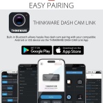 THINKWARE Q200 Dash Cam 2K Front and Rear, Built-in GPS, Wi-Fi, ADAS, WDR - Image 4