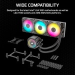 CORSAIR Nautilus 360 RS ARGB Liquid CPU Cooler – 360mm AIO – Low-Noise – Direct - Image 7