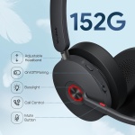 Yealink BH74 AI ANC Wireless Headset with Mic for Work with Charging Dock - Image 7