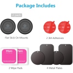 Universal Flat Stick On (2 Pack) Dashboard Magnetic Car Mount Holder for Cell - Image 9