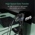 Plugable USB-C Triple Monitor Docking Station: 13-in-1 Laptop Dock - Image 5