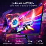 Sceptre 34-Inch Curved Ultrawide WQHD Monitor (3440 × 1440), R1500, up to - Image 4