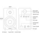 Fluance Ai41 Powered 2-Way 2.0 Stereo Bookshelf Speakers with 5" Drivers, 90W - Image 8