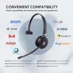 Yealink WH62 Mono Wireless DECT Headset for IP Phone & PC, Teams Certified - Image 8