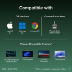 Plugable USB-C Triple Monitor Docking Station: 13-in-1 Laptop Dock - Image 6