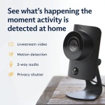 SimpliSafe SimpliCam 1080p Wired Indoor Home Security Camera with Built-in - Image 2