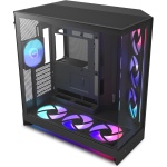 NZXT H9 Flow RGB+ - Dual-Chamber ATX PC Case - Black