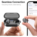 TOZO T10 Wireless Earbuds Powerful Bass Stereo Wireless Charging, APP, IPX8 - Image 8