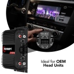 Taramps TS 400X4 Black 2 Ohms 400W RMS 4-Channel Car Audio Amplifier - Image 12