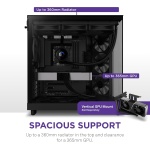 NZXT H6 Flow | CC-H61FB-01 | Compact Dual-Chamber Mid-Tower Airflow Case | - Image 8