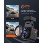 Vantrue E1 Lite 1080P Mini Dash Cam, 60fps HDR Night Vision Car Camera - Image 7