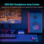 Fosi Audio K5 Pro Gaming DAC Headphone Amplifier Mini Hi-Fi Stereo - Image 5