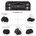 Taramps TS 1200 Watt Amp 4 Channel Amplifier Car Audio, Full Range Crossover - Image 8