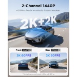 VIOFO A229 Plus Dash Cam Front and Rear, 2K Dual STARVIS 2 Sensors & HDR - Image 2