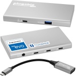Plugable 5-in-1 Thunderbolt 4 Hub,Single 8K or Dual 4K Display, 4K HDMI Adapter