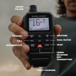 Midland MXT295 15W MicroMobile GMRS Two-Way Radio with Bluetooth Mic - Image 3