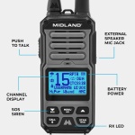 Midland GXT67 PRO 5W GMRS Two-Way Radio - Long Range Walkie Talkie, 1 Pack - Image 2