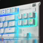 SteelSeries Apex 3 TKL White RGB Gaming Keyboard — Tenkeyless Compact Form - Image 4
