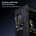 EDUP® PCIE WiFi 7 Card BE6500 Wi-Fi 7 Wireless Network Card for PC - Image 7