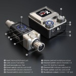 Xvive U45T9 Wireless in Ear Monitor System 5.8ghz with T9 2BA Drivers IEM - Image 7
