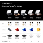 Fluance RT85 Turntable with Ortofon Cartridge, Acrylic Platter, Speed Control, - Image 7