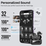 TOZO Hybrid Active Noise Cancelling in Ear Wireless Earbuds, 68H Playtime - Image 6