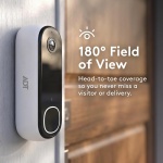 ADT Blu Video Doorbell Home Security System, 2K HDR, Plan Required - Image 2