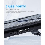 havit HV-F2056 Laptop Cooling Pad for 15.6-17 Inch Laptops, Black - Image 4
