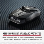 Cobra RAD 480i Laser Radar Detector, Long Range Detection, Bluetooth, Black - Image 2