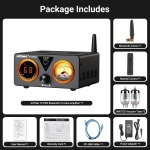 AIYIMA T9PRO 200W 2.1 Channel TPA3250 Tube Bluetooth DAC Stereo Amplifier - Image 8
