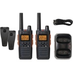 Cobra RX680 Walkie Talkies (2-Pack), IP54 Water Resistant Design