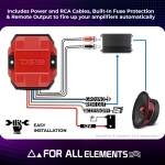 DS18 BTC-Five Bluetooth 5.3 Audio Receiver for Car, Marine & Powersports - Image 3