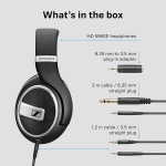 Sennheiser HD 599SE Open-Back Wired Audiophile Headphones, Black - Image 9